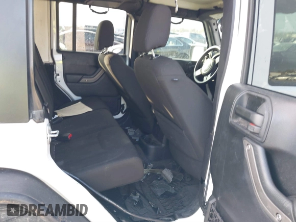 2017 Jeep Wrangler Unlimited Sport with VIN 1C4HJWDG1HL580136, listed as a IAAI auction lot 41193905 with 63,875 mi miles. Bid and sale history available at carsss.com. Image 8.