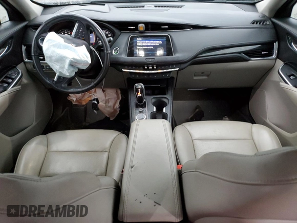 2021 Cadillac XT4 AWD Premium Luxury with VIN 1GYFZDR43MF057481, listed as a Copart auction lot 80966804 with 52,339 mi miles and Salvage Title. Bid and sale history available at carsss.com. Image 8.