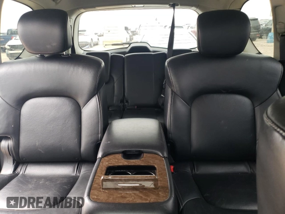 2016 Infiniti QX80 with VIN JN8AZ2NE4G9124227, listed as a Copart auction lot 43040465 with 107,233 mi miles and Salvage Title. Bid and sale history available at carsss.com. Image 10.