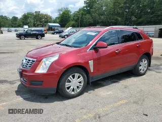 2016 Cadillac SRX Luxury Collection with VIN 3GYFNBE34GS573653, listed as a Copart auction lot 58985975 with 141,658 mi miles and Salvage title. Bid and sale history available at DreamBid. Image 1.