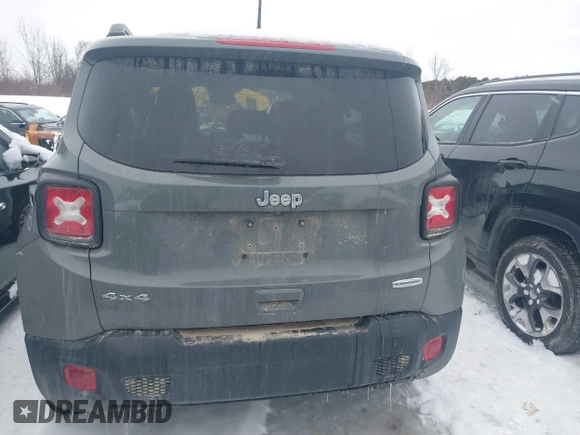 2020 Jeep Renegade Latitude with VIN ZACNJBBB8LPL23446, listed as a IAAI auction lot 41536176 with 55,710 mi miles. Bid and sale history available at carsss.com. Image 16.