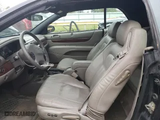 2002 Chrysler Sebring LXi with VIN 1C3EL55R22N329259, listed as a Copart auction lot 80549924 with 101,518 mi miles and Salvage Title. Bid and sale history available at carsss.com. Image 7.