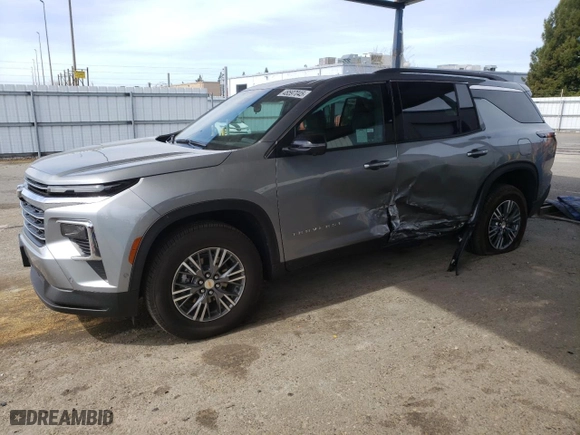 2024 Chevrolet Traverse AWD LT with VIN 1GNEVGKSXRJ204754, listed as a Copart auction lot 48597045 with 0 mi miles and Salvage Title. Bid and sale history available at carsss.com. Image 1.