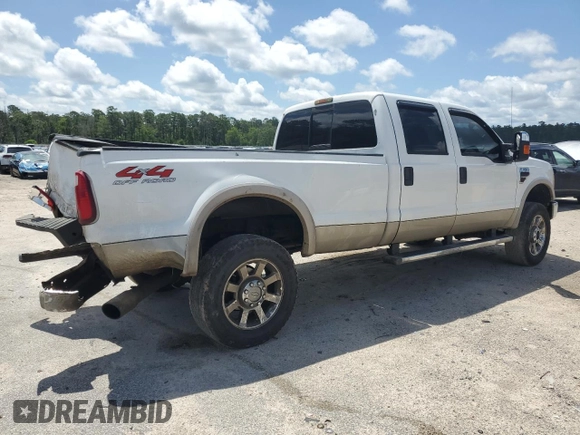 2008 Ford F-350 XL with VIN 1FTWW31R48ED01201, listed as a Copart auction lot 60635065 with 297,768 mi miles and Salvage title. Bid and sale history available at DreamBid. Image 3.