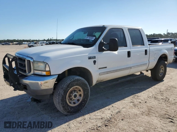 2002 Ford F-250 XL with VIN 1FTNW21F92EC56758, listed as a Copart auction lot 56746595 with 340,715 mi miles and Clean title. Bid and sale history available at DreamBid. Image 1.