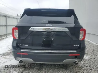 2024 Ford Explorer Limited with VIN 1FMSK8FH5RGA70849, listed as a Copart auction lot 46107075 with 24,753 mi miles and Clean Title. Bid and sale history available at carsss.com. Image 6.