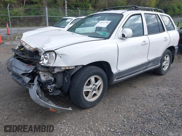 2004 Hyundai Santa Fe GLS with VIN KM8SC73D04U848820, listed as a IAAI auction lot 42031150 with 203,829 mi miles and . Bid and sale history available at DreamBid. Image 19.