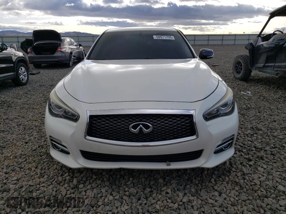 2015 Infiniti Q50 with VIN JN1BV7ARXFM423317, listed as a Copart auction lot 50971755 with 94,930 mi miles and Salvage Title. Bid and sale history available at carsss.com. Image 5.