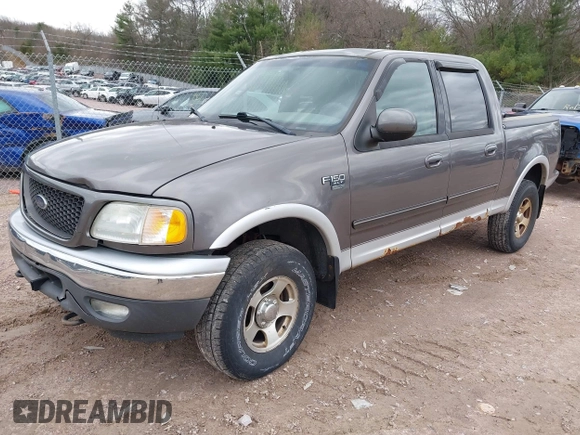2002 Ford F-150 XLT with VIN 1FTRW08612KB42637, listed as a IAAI auction lot 42036615 with 178,548 mi miles. Bid and sale history available at carsss.com. Image 2.