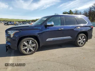 2023 Toyota Sequoia SR5 with VIN 7SVAAABA1PX005275, listed as a Copart auction lot 52698704 with 29,307 mi miles and Non Repairable. Bid and sale history available at carsss.com. Image 1.