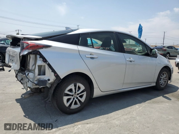 2018 Toyota Prius Two with VIN JTDKBRFU9J3585615, listed as a Copart auction lot 55527685 with 118,933 mi miles and Salvage Title. Bid and sale history available at DreamBid. Image 3.