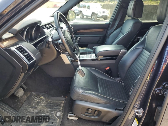 2017 Land Rover Discovery HSE Luxury with VIN SALRHBBV1HA045807, listed as a Copart auction lot 69971064 with 52,577 mi miles and Salvage Title. Bid and sale history available at carsss.com. Image 7.
