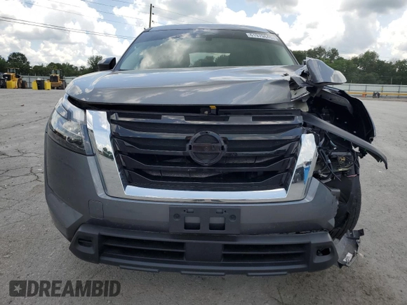 2024 Nissan Pathfinder S with VIN 5N1DR3AC7RC241546, listed as a Copart auction lot 61979645 with 24,407 mi miles and Salvage title. Bid and sale history available at DreamBid. Image 5.
