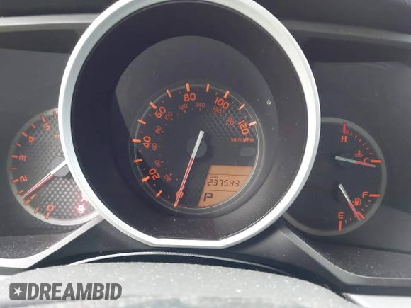 2011 Toyota 4Runner SR5 with VIN JTEZU5JRXB5016696, listed as a IAAI auction lot 42469508 with 237,543 mi miles and . Bid and sale history available at DreamBid. Image 7.