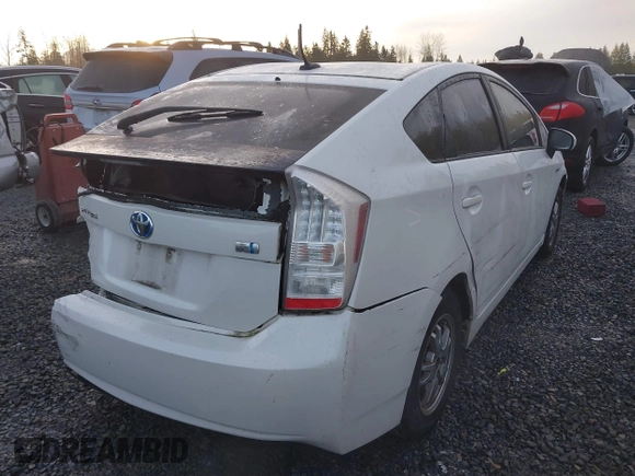 2010 Toyota Prius II with VIN JTDKN3DU5A0186774, listed as a IAAI auction lot 41209716 with 208,941 mi miles. Bid and sale history available at carsss.com. Image 4.
