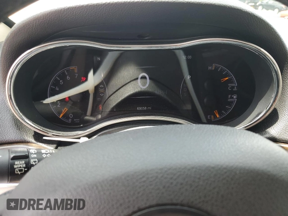 2014 Jeep Grand Cherokee Limited with VIN 1C4RJFBG2EC569780, listed as a Copart auction lot 61708755 with 69,058 mi miles and Salvage title. Bid and sale history available at DreamBid. Image 9.