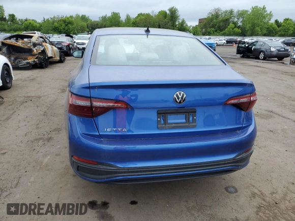 2023 Volkswagen Jetta S with VIN 3VW5M7BU3PM023991, listed as a Copart auction lot 56551545 with 22,524 mi miles and Salvage title. Bid and sale history available at DreamBid. Image 6.