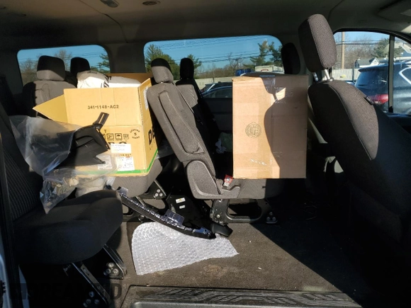 2015 Ford Transit XL with VIN 1FMZK1YM6FKA91704, listed as a Copart auction lot 47443975 with 169,342 mi miles and Salvage title. Bid and sale history available at DreamBid. Image 11.