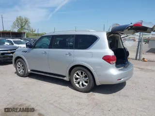 2012 Infiniti QX56 7-passenger with VIN JN8AZ2NF7C9519327, listed as a IAAI auction lot 42065732 with 253,790 mi miles. Bid and sale history available at carsss.com. Image 3.