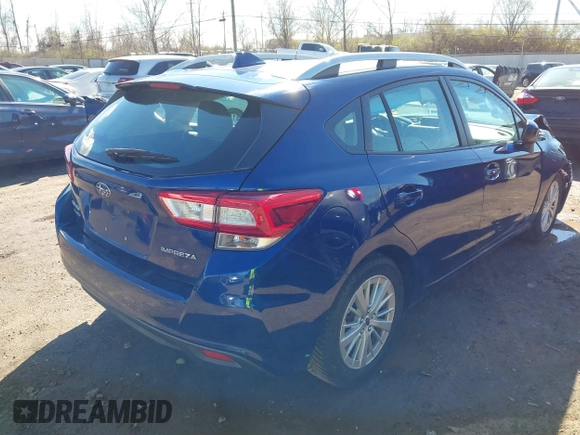 2018 Subaru Impreza Premium z VIN 4S3GTAD68J3722598, wystawiony jako IAAI lot #41848677 z przebiegiem 98 773 mil mil oraz . Historia ofert i sprzedaży dostępna na DreamBid. Obrazek 4.