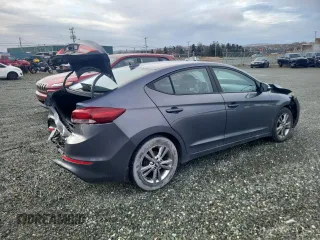 2018 Hyundai Elantra GL with VIN KMHD84LF0JU643343, listed as a Copart auction lot 83653764 with 57,208 mi miles and Salvage Title. Bid and sale history available at DreamBid. Image 3.