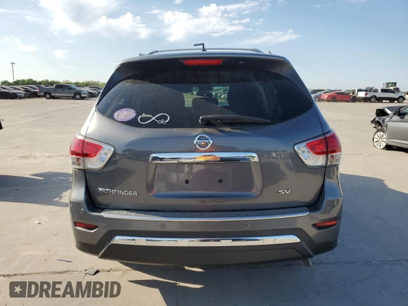 2016 Nissan Pathfinder S with VIN 5N1AR2MN5GC670708, listed as a Copart auction lot 52344905 with 175,435 mi miles and Salvage title. Bid and sale history available at DreamBid. Image 6.