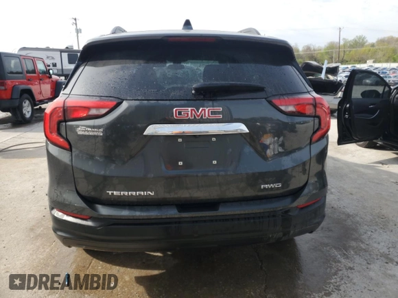 2020 GMC Terrain SLE with VIN 3GKALTEV6LL108989, listed as a Copart auction lot 53298785 with 44,085 mi miles and Salvage Title. Bid and sale history available at DreamBid. Image 6.