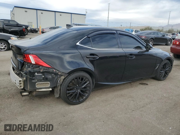 2015 Lexus IS 250 with VIN JTHBF1D20F5049315, listed as a Copart auction lot 50837935 with 121,060 mi miles and Salvage Title. Bid and sale history available at carsss.com. Image 3.
