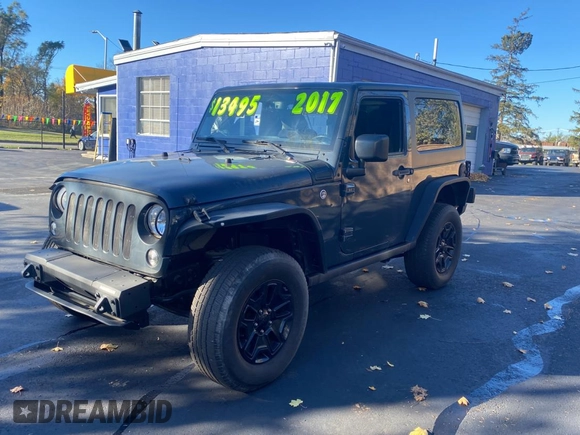 2017 Jeep Wrangler Willys Wheeler z VIN 1C4AJWAGXHL602088, wystawiony jako Copart lot #80106684 z przebiegiem 101 804 mil mil oraz Czysty tytuł • Clean title. Historia ofert i sprzedaży dostępna na DreamBid. Obrazek 2.