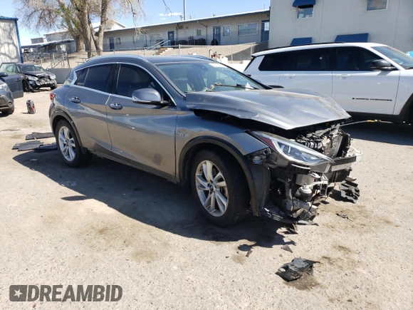 2017 Infiniti QX30 Premium with VIN SJKCH5CPXHA018911, listed as a Copart auction lot 48618365 with Not Provided miles and Salvage Title. Bid and sale history available at DreamBid. Image 4.