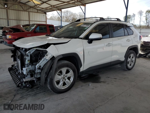 2021 Toyota RAV4 XLE with VIN 2T3W1RFV1MC136574, listed as a Copart auction lot 49177995 with 36,717 mi miles and Salvage Title. Bid and sale history available at carsss.com. Image 1.