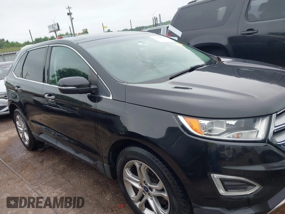 2015 Ford Edge Titanium z VIN 2FMTK4K96FBB24674, wystawiony jako IAAI lot #42403892 z przebiegiem 113 816 mil mil oraz . Historia ofert i sprzedaży dostępna na DreamBid. Obrazek 13.