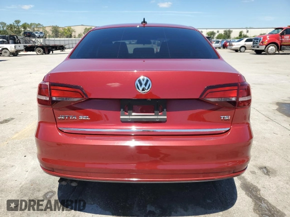 2017 Volkswagen Jetta SEL with VIN 3VWL17AJ9HM222858, listed as a Copart auction lot 61247685 with 86,819 mi miles and Salvage title. Bid and sale history available at DreamBid. Image 6.
