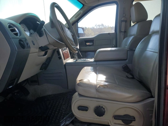 2005 Ford F-150 XLT with VIN 1FTPW14595KD94764, listed as a Copart auction lot 50354525 with 245,535 mi miles and Salvage Title. Bid and sale history available at carsss.com. Image 7.