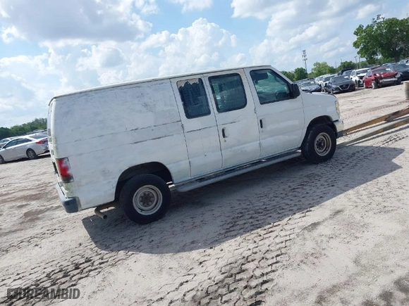 2013 Ford Econoline Cargo Van Commercial with VIN 1FTNE2EW3DDB06859, listed as a IAAI auction lot 41635694 with NaN miles. Bid and sale history available at carsss.com. Image 4.