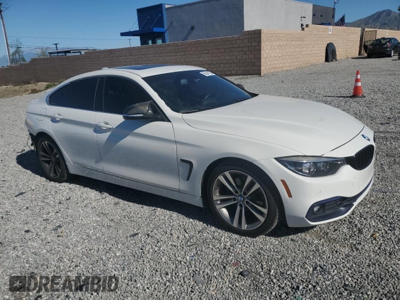 2019 BMW 4 Series 430i z VIN WBA4J1C56KBM16117, wystawiony jako Copart lot #56244725 z przebiegiem 85 754 mil mil oraz Szkoda całkowita • Salvage title. Historia ofert i sprzedaży dostępna na DreamBid. Obrazek 4.