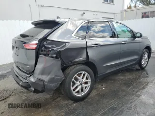 2023 Ford Edge SEL with VIN 2FMPK4J92PBA31333, listed as a Copart auction lot 53718915 with 45,217 mi miles and Salvage Title. Bid and sale history available at carsss.com. Image 3.