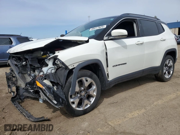 2021 Jeep Compass Limited z VIN 3C4NJDCB0MT522109, wystawiony jako Copart lot #49417625 z przebiegiem 32 700 mil mil oraz Szkoda całkowita • Salvage title. Historia ofert i sprzedaży dostępna na DreamBid. Obrazek 1.