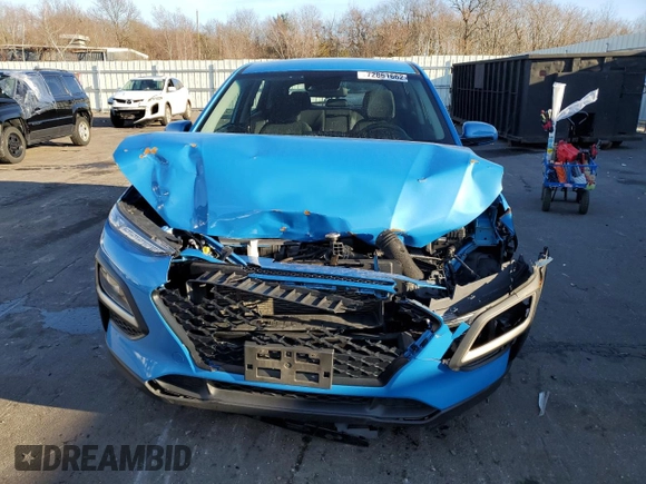 2019 Hyundai Kona SE with VIN KM8K1CAA8KU215941, listed as a Copart auction lot 72861662 with 60,669 mi miles. Bid and sale history available at carsss.com. Image 5.