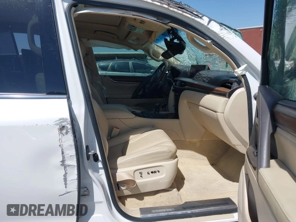 2017 Lexus LX with VIN JTJHY7AX4H4231114, listed as a IAAI auction lot 41855215 with 133,486 mi miles. Bid and sale history available at carsss.com. Image 5.