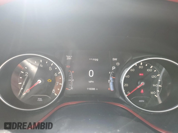 2019 Jeep Compass Trailhawk with VIN 3C4NJDDB9KT668729, listed as a Copart auction lot 51671255 with 116,398 mi miles and Clean Title. Bid and sale history available at DreamBid. Image 9.