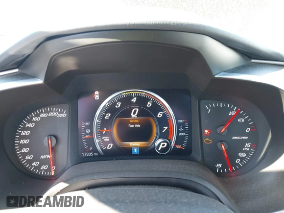 2016 Chevrolet Corvette Z06 2LZ with VIN 1G1YS2D63G5601917, listed as a IAAI auction lot 41829874 with 17,305 mi miles. Bid and sale history available at carsss.com. Image 7.