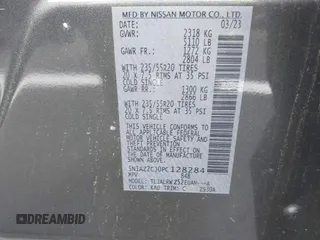 2023 Nissan Murano SL with VIN 5N1AZ2CJ0PC128284, listed as a IAAI auction lot 42169152 with 62,022 mi miles and . Bid and sale history available at DreamBid. Image 9.