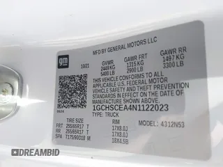 2022 Chevrolet Colorado 2WD LT z VIN 1GCHSCEA4N1122023, wystawiony jako IAAI lot #41759271 z przebiegiem 36 854 mil mil oraz . Historia ofert i sprzedaży dostępna na DreamBid. Obrazek 9.