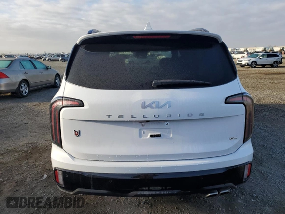 2024 Kia Telluride SX Prestige with VIN 5XYP5DGC7RG514765, listed as a Copart auction lot 84893694 with 4,341 mi miles and Salvage title. Bid and sale history available at DreamBid. Image 6.