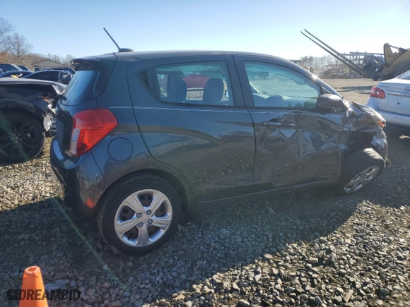 2020 Chevrolet Spark LS with VIN KL8CB6SA0LC455555, listed as a Copart auction lot 42741545 with 0 mi miles and Salvage Title. Bid and sale history available at carsss.com. Image 3.