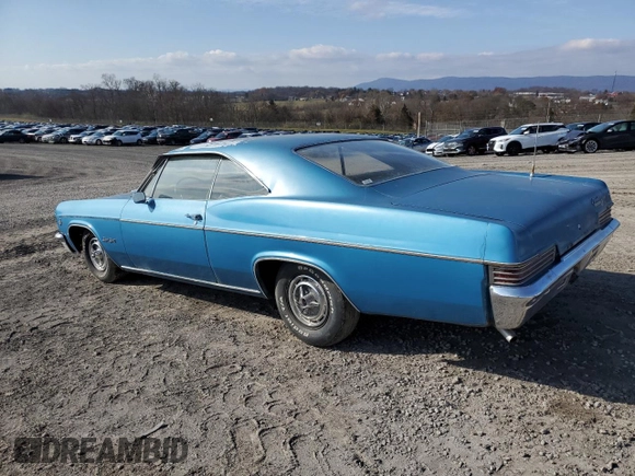 1966 Chevrolet Impala with VIN 168376A109409, listed as a Copart auction lot 79838074 with 34,130 mi miles and Clean title. Bid and sale history available at DreamBid. Image 2.