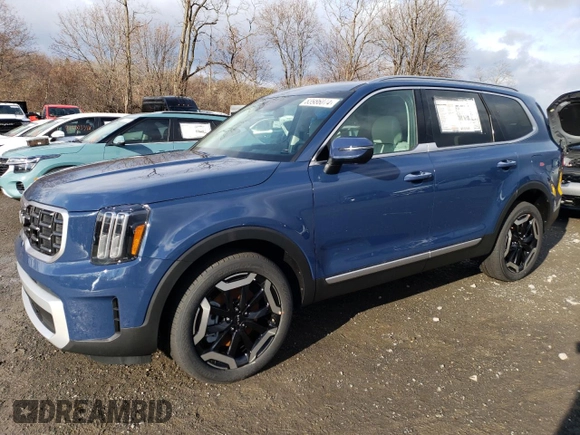 2025 Kia Telluride S with VIN 5XYP64GC4SG571265, listed as a Copart auction lot 83986074 with 9 mi miles and Salvage Title. Bid and sale history available at DreamBid. Image 1.