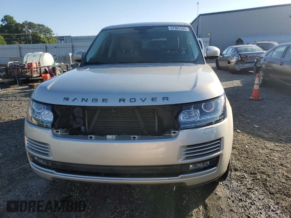 2014 Land Rover Range Rover HSE with VIN SALGS2WF8EA164266, listed as a Copart auction lot 57962545 with 105,622 mi miles and Salvage title. Bid and sale history available at DreamBid. Image 5.