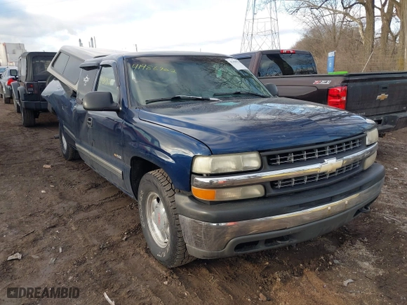 1999 Chevrolet Silverado 1500 LS with VIN 2GCEC19V1X1155172, listed as a IAAI auction lot 41488962 with 308,758 mi miles. Bid and sale history available at carsss.com. Image 1.